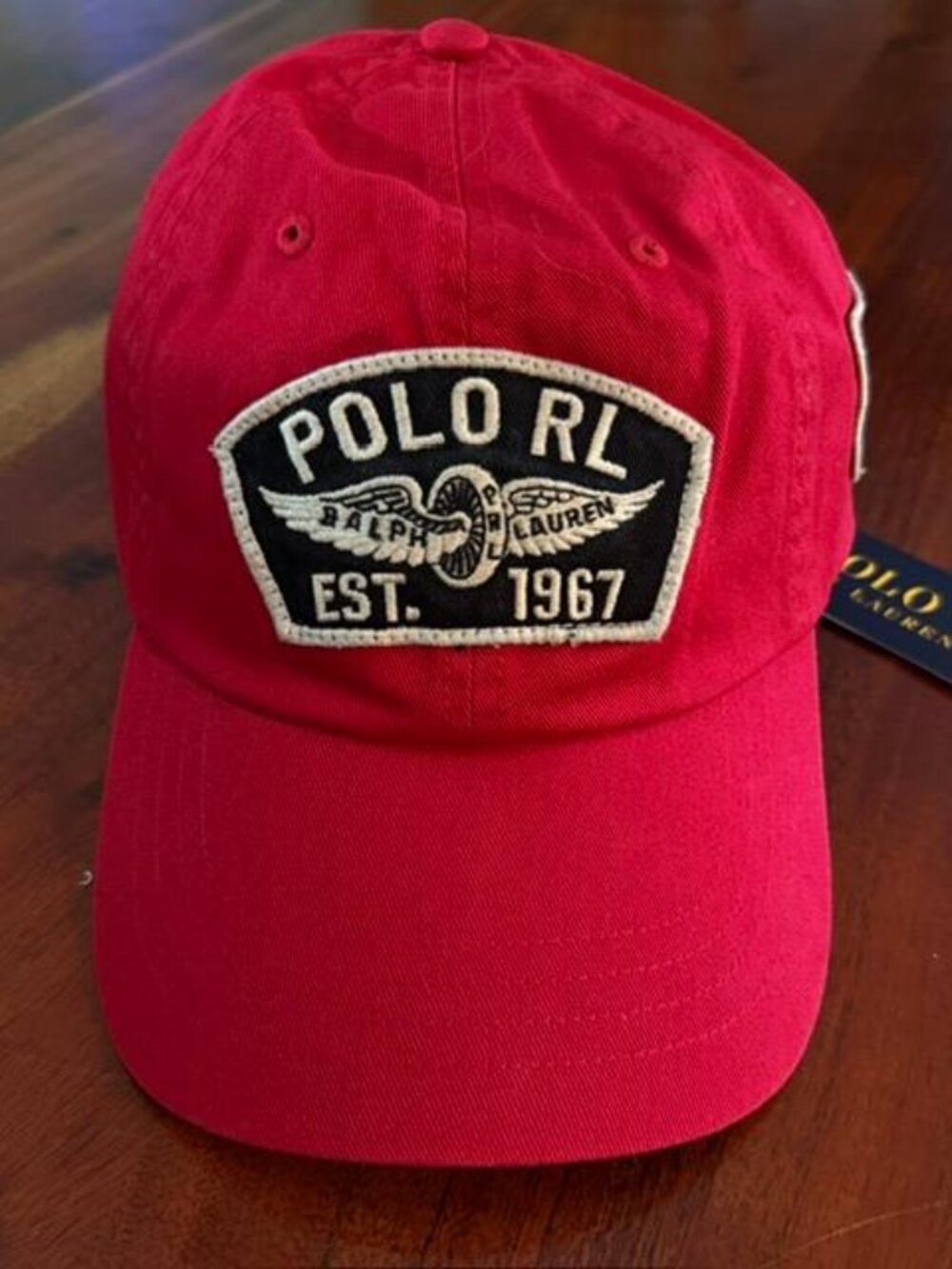 1 OF 1 POLO RALPH LAUREN RL RACING USRL EST 1967 MOTORSPORT STRAPBACK CAP - NWT